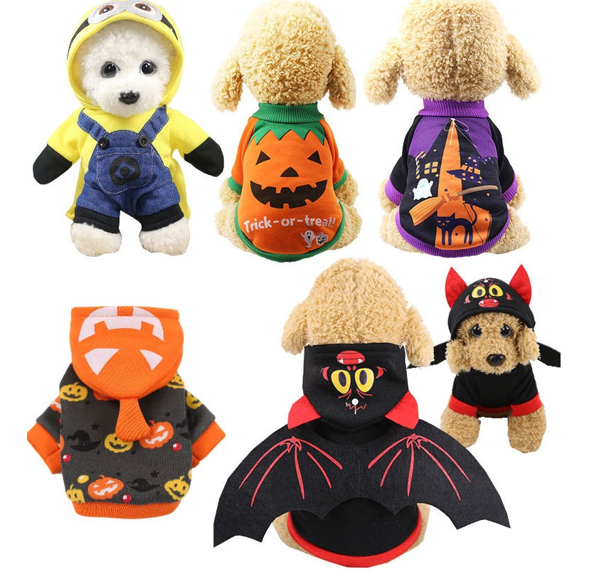 Vêtements drôles pour animaux de compagnie d'Halloween