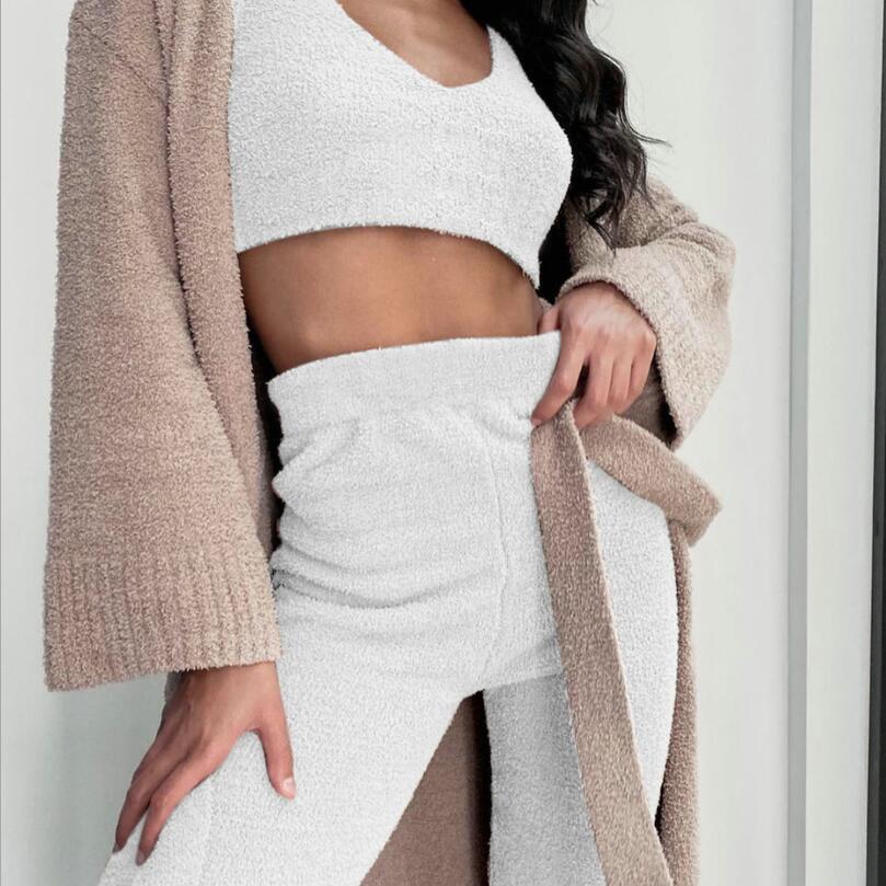 Ensemble pyjama 3 pièces pour femme