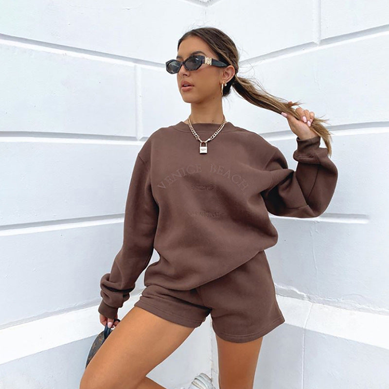 Pull et Short décontractée femme