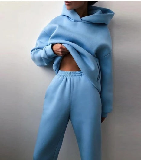 Ensemble deux pièces à capuche