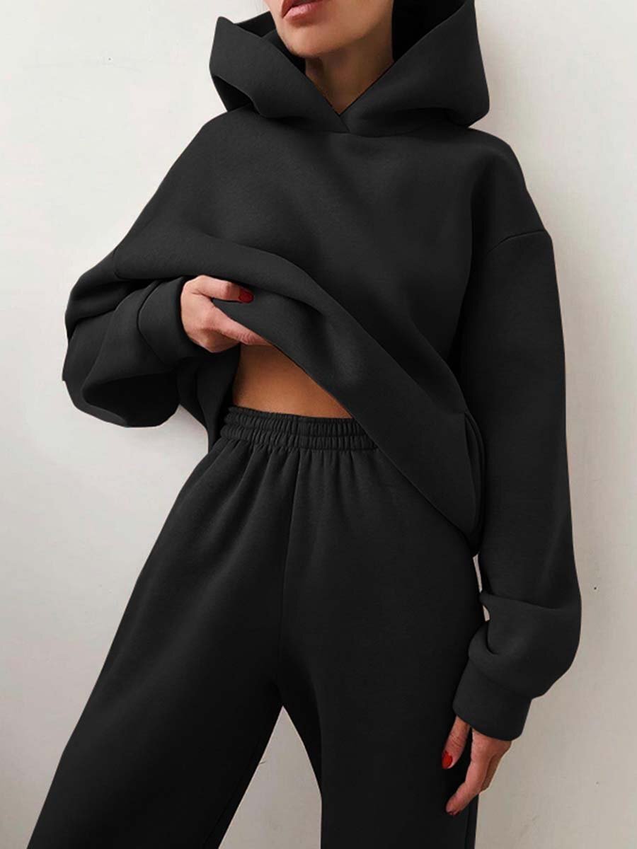 Ensemble deux pièces à capuche