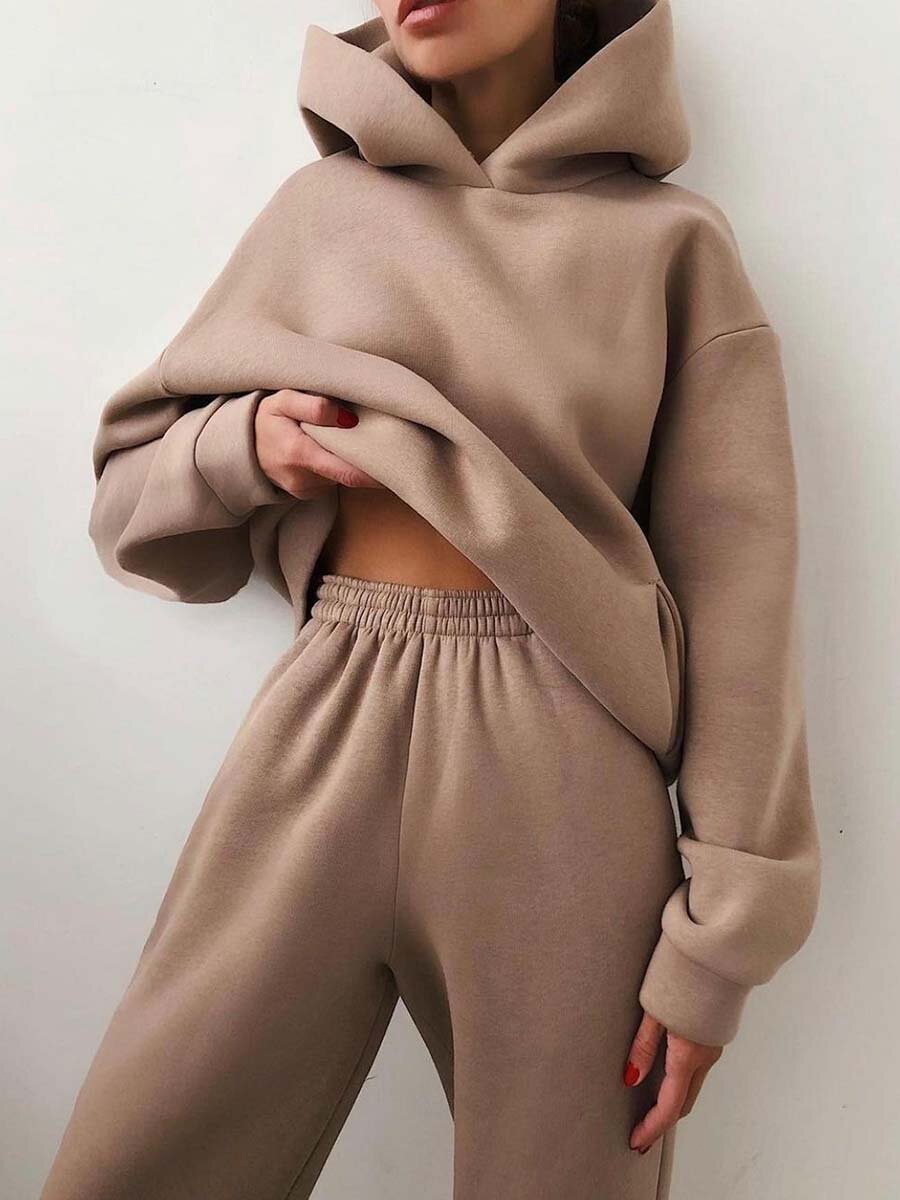 Ensemble deux pièces à capuche