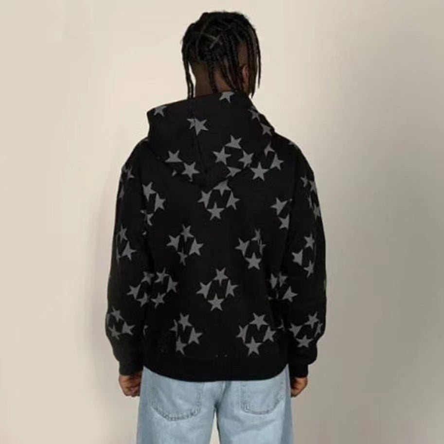 Cardigan à capuche, hommes et femmes