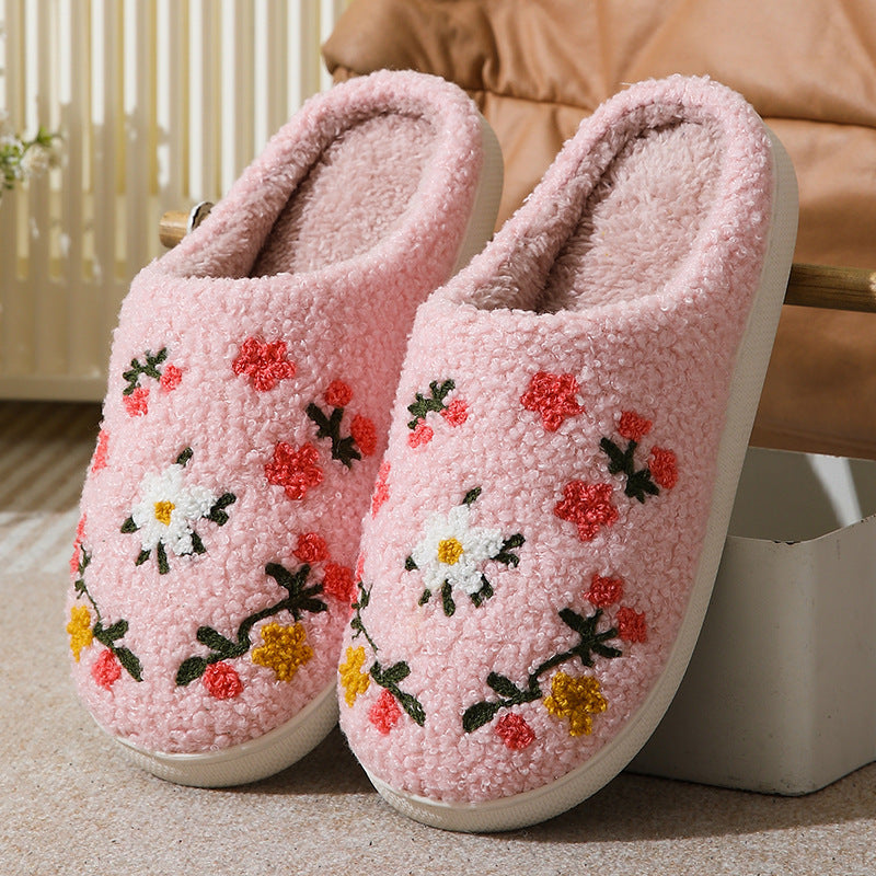 Chaussons d'intérieur chauds et confortables