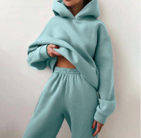 Ensemble deux pièces à capuche