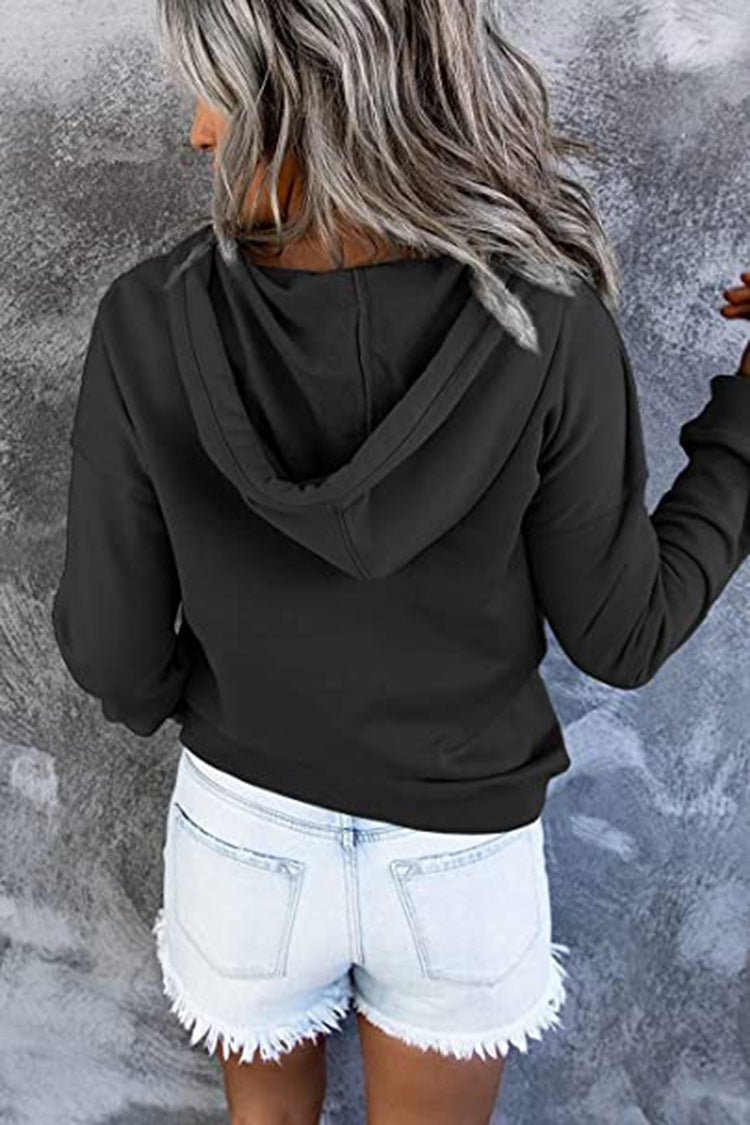 Sweat à capuche avec poches stylé Printemps - Autonme