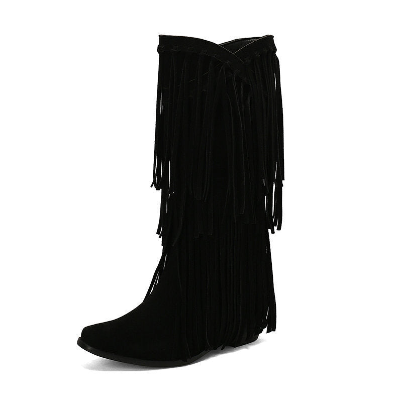 Bottes hautes tendances pour femmes, bottes d'automne et d'hiver