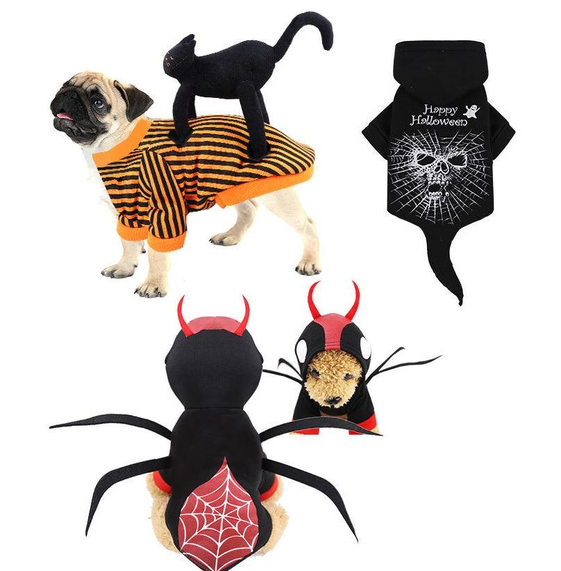 Vêtements drôles pour animaux de compagnie d'Halloween