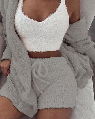 Ensemble pyjama 3 pièces pour femme