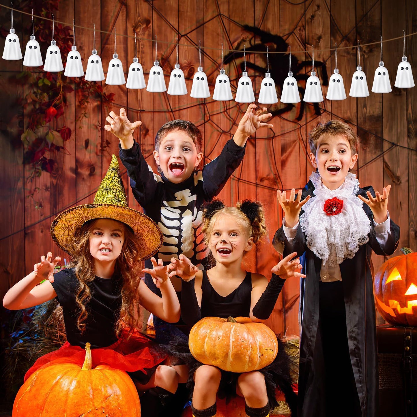 Pièces de suspension pour décoration fantôme d'Halloween