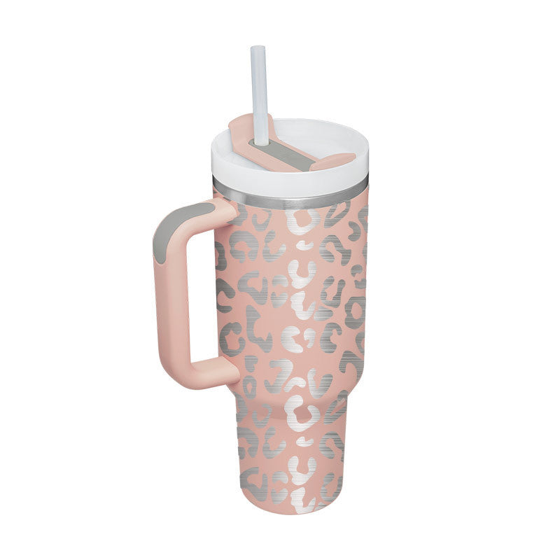 Gobelet isotherme de 113 cl avec poignée et paille