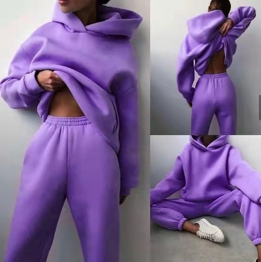 Ensemble deux pièces à capuche