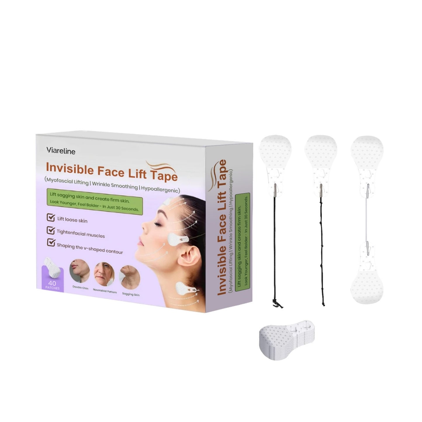 Patch lifting invisible pour le visage