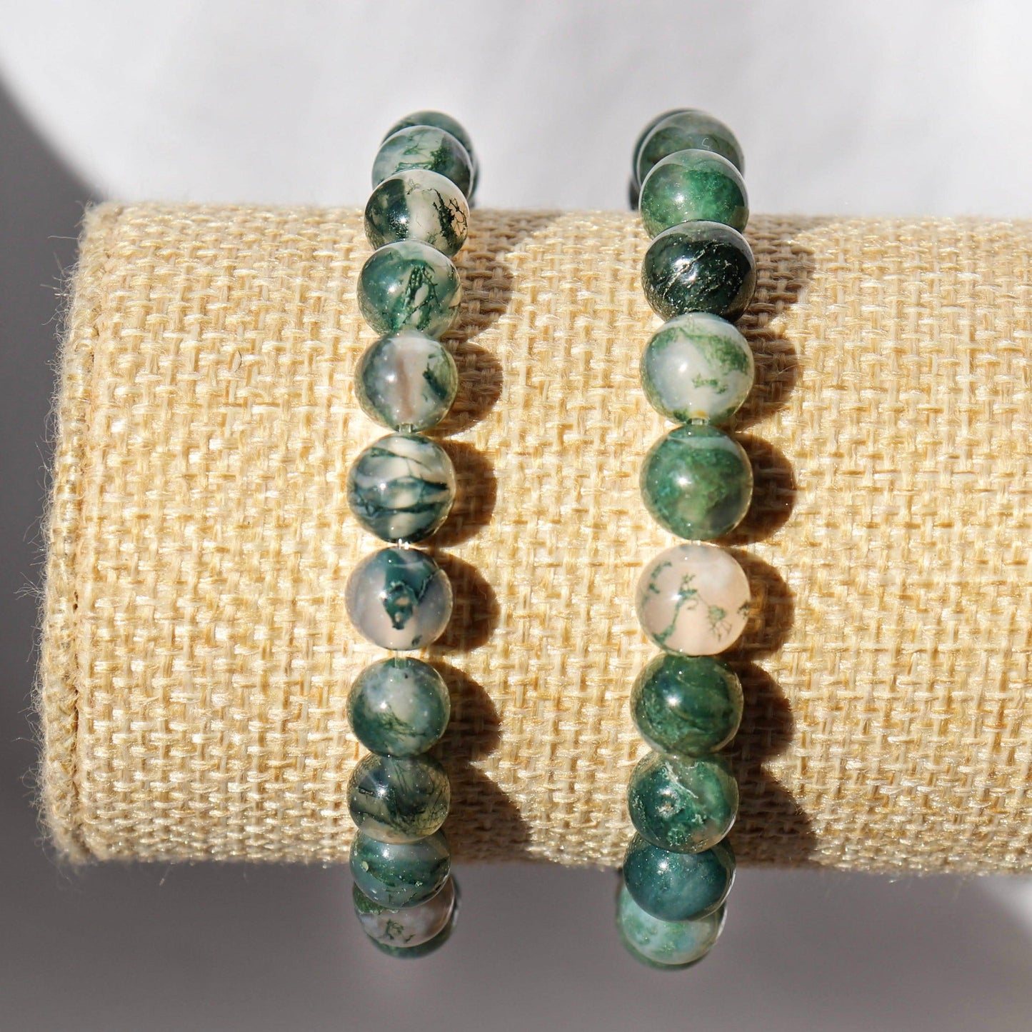 Moss Agate Bracelet ✦ Balance, Nature and Joy of Living-1