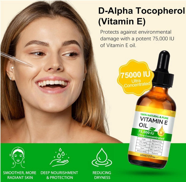 Cosmétiques ménagers Soins de la peau Huile de vitamine E
