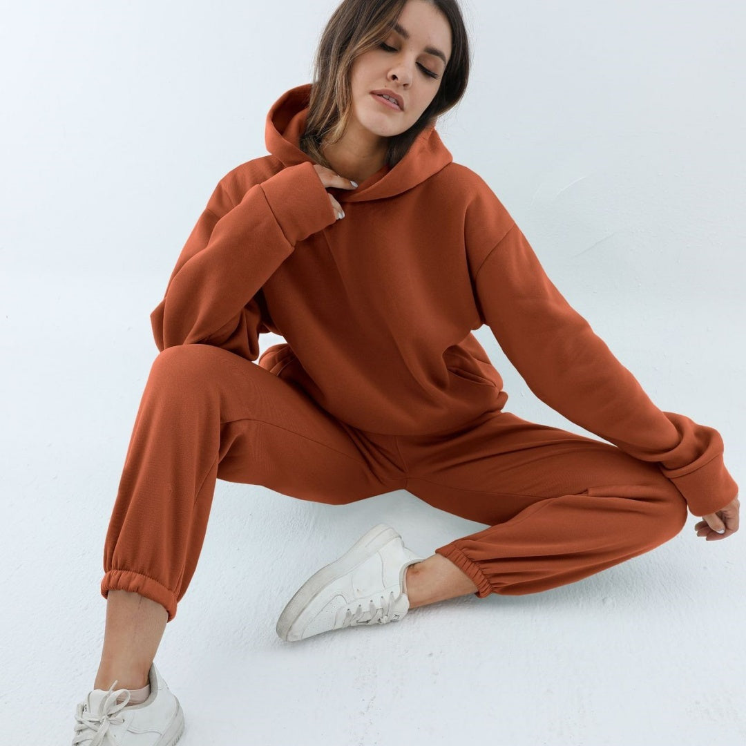 Ensemble deux pièces à capuche