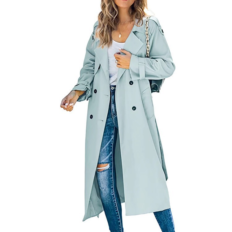 Veste coupe-vent décontractée de couleur unie pour femme