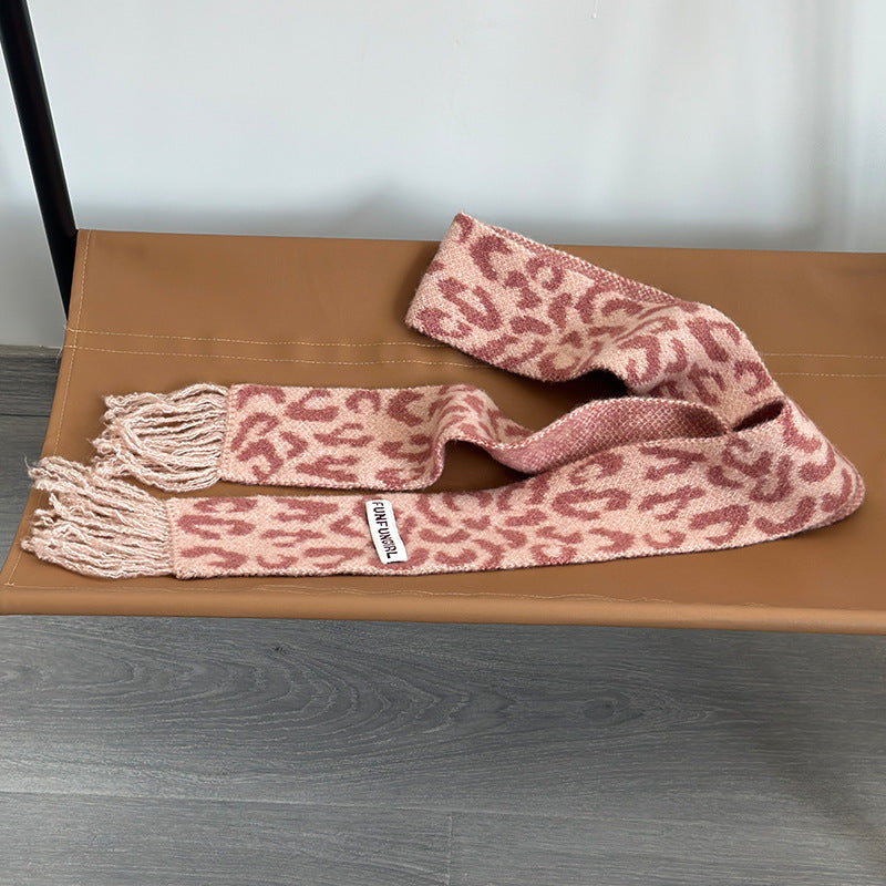 Echarpe tricotée en laine