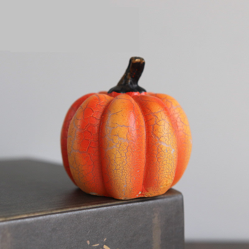 Nouvelle lanterne citrouille d'Halloween, simulation de citrouille, lampe bougie LED en résine, citrouille lumineuse
