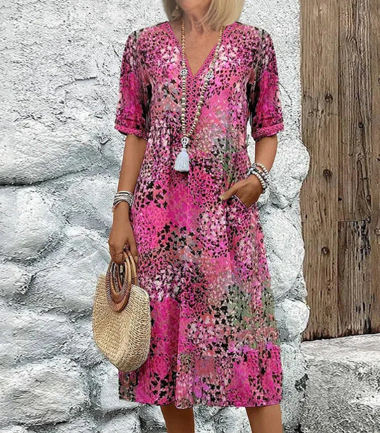 Robe d'été avec poches, vêtements de plage et de vacances