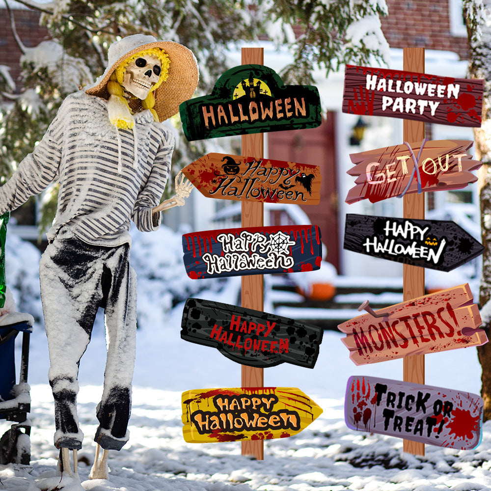 Impression créative d'accessoires de décoration d'Halloween en papier