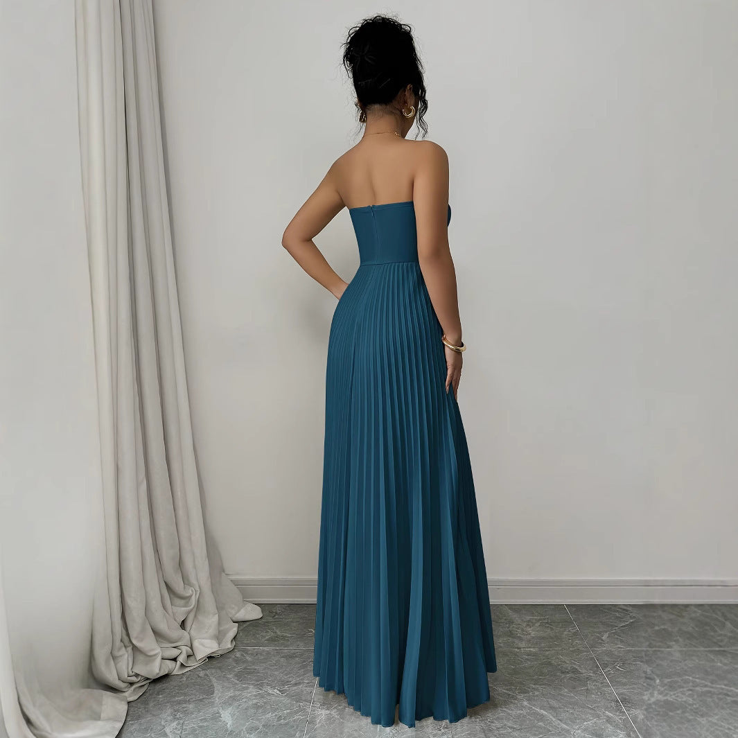 Robe élégante moulante à taille haute pour femme