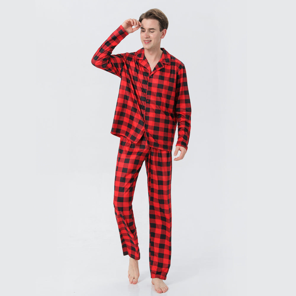 Pyjama imprimé familial certifié CPC pour parents et enfants