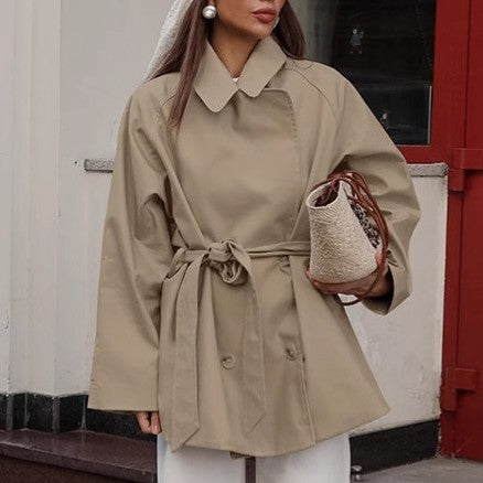 Trench-coat  court kaki