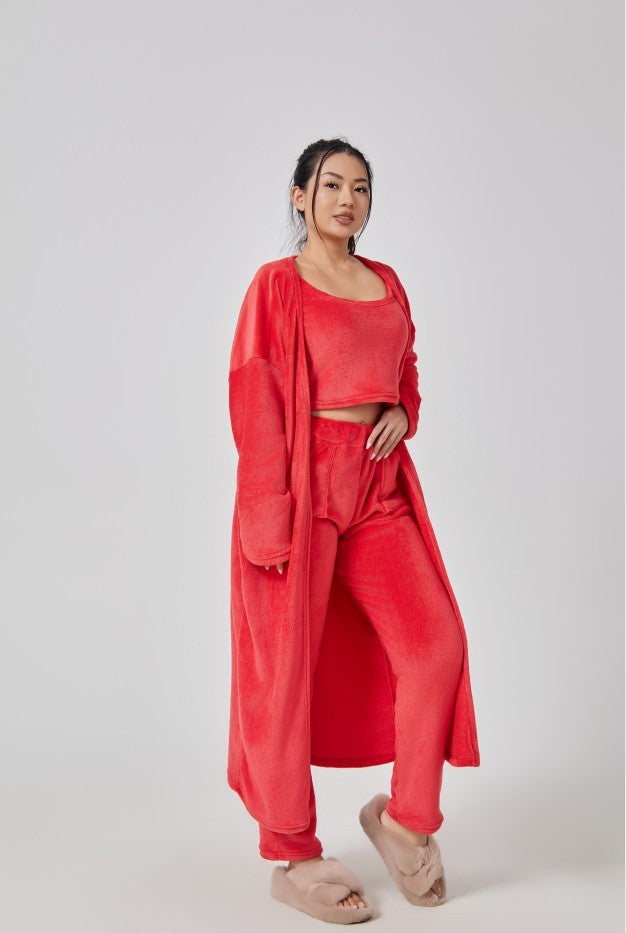 Ensemble pyjama confortable, 3 pièces
