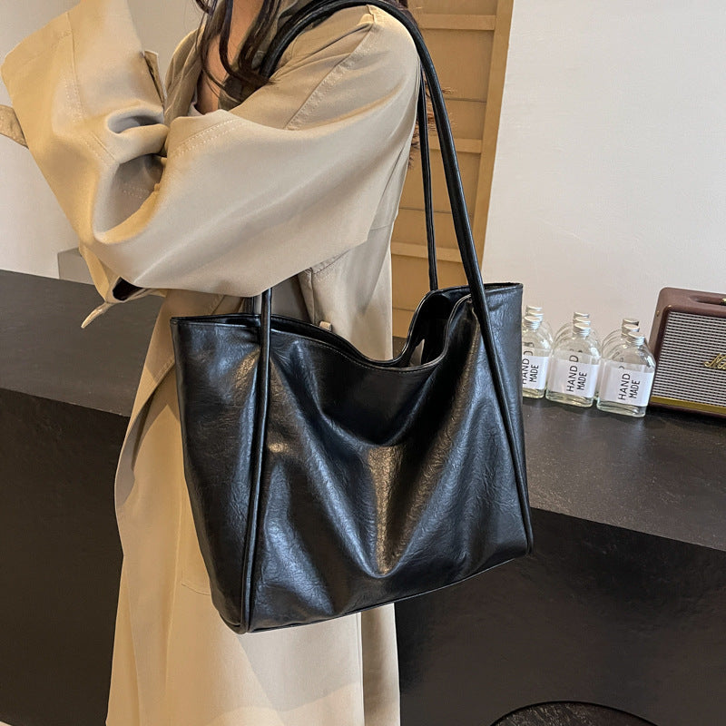 Sac à bandoulière en cuir souple