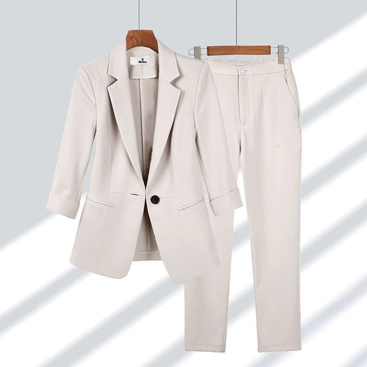 Ensemble blazer décontracté 2 pièces