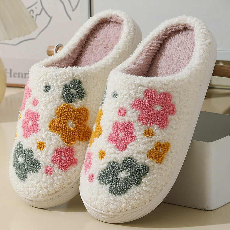 Chaussons d'intérieur chauds et confortables