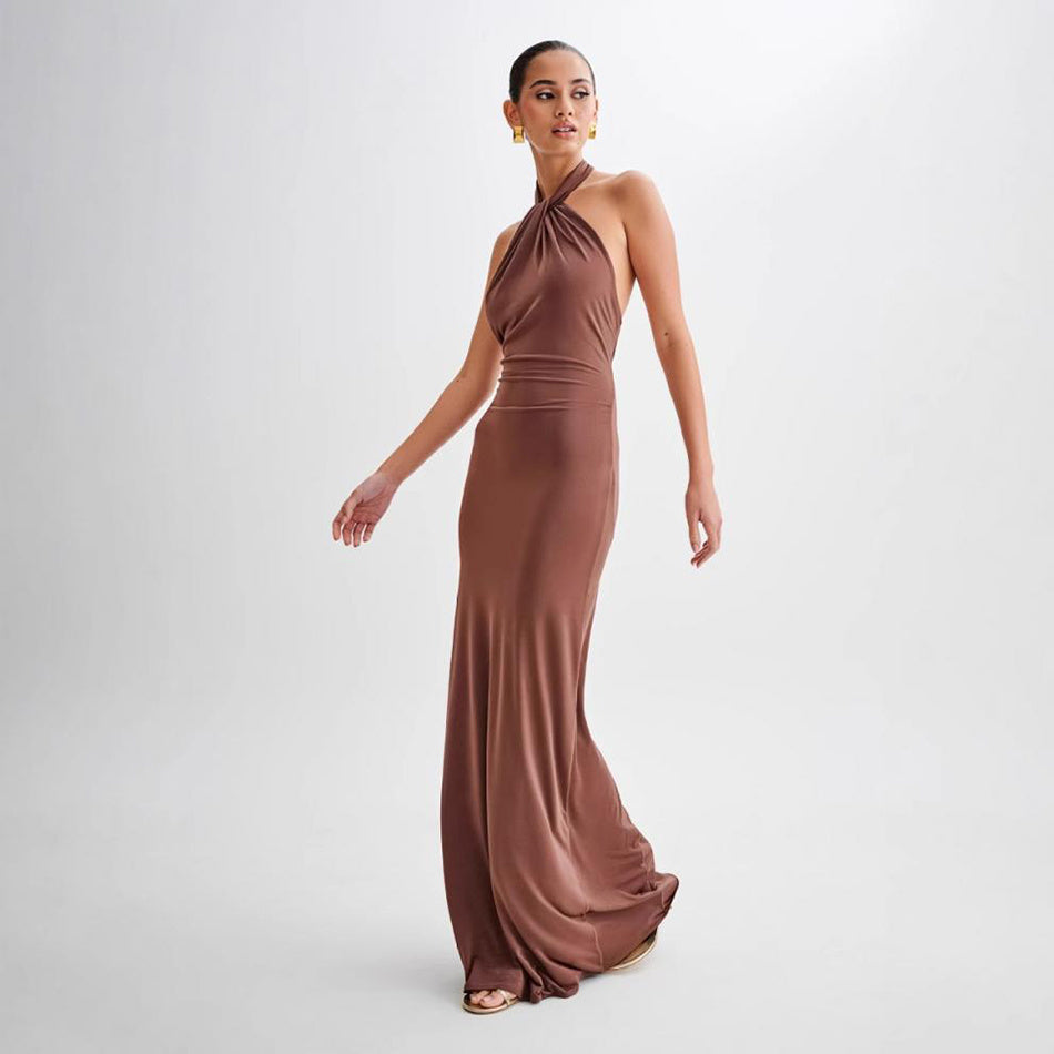 Robe moulante dos nu sexy