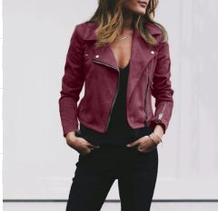 Veste court pour femmes avec revers