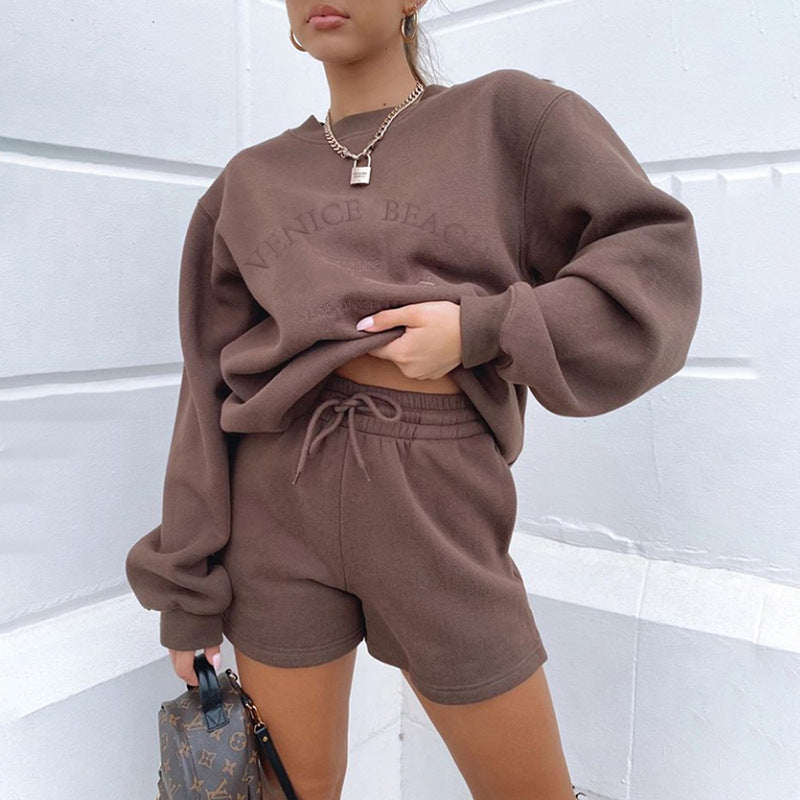 Pull et Short décontractée femme