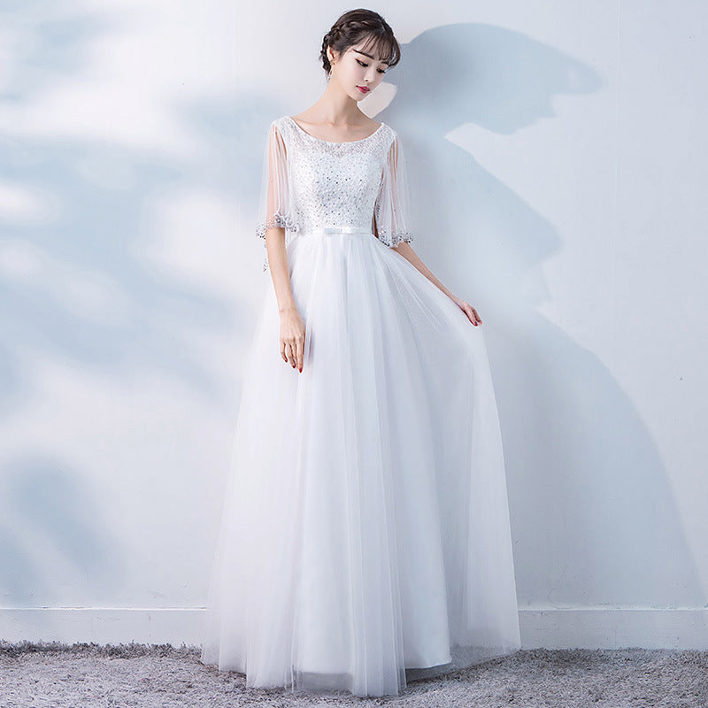 Robe de soirée pour banquet, nouvelle mode printemps pour femme, tenue d'hôte de réunion annuelle, robe longue de performance de chorale