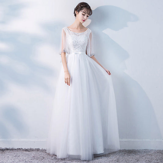 Robe de soirée pour banquet, nouvelle mode printemps pour femme, tenue d'hôte de réunion annuelle, robe longue de performance de chorale