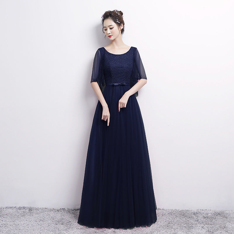 Robe de soirée pour banquet, nouvelle mode printemps pour femme, tenue d'hôte de réunion annuelle, robe longue de performance de chorale