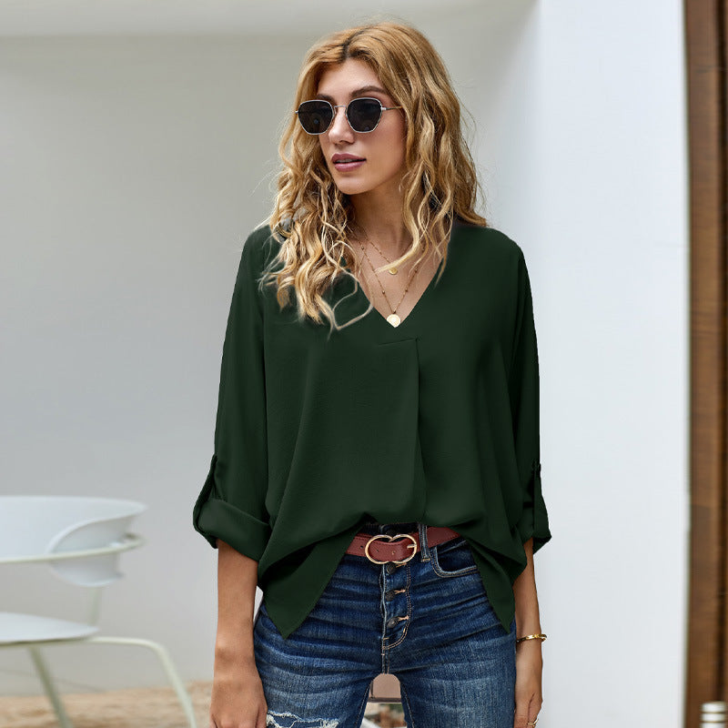 Chemise ample décontractée femme