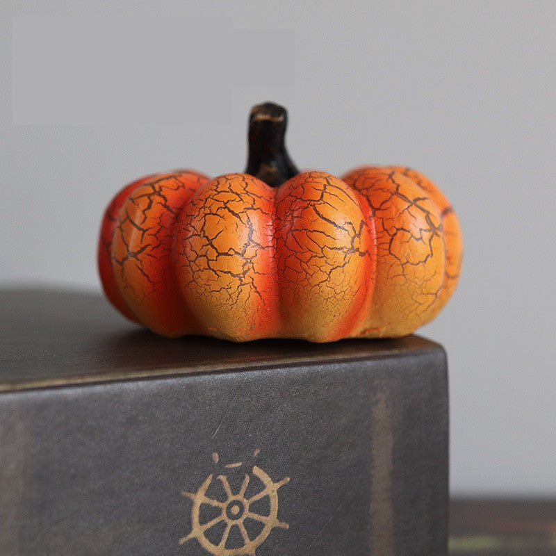 Nouvelle lanterne citrouille d'Halloween, simulation de citrouille, lampe bougie LED en résine, citrouille lumineuse