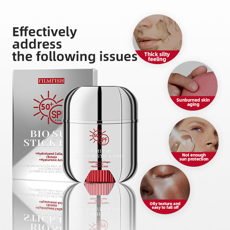 Crème solaire hydratante en stick pour le visage