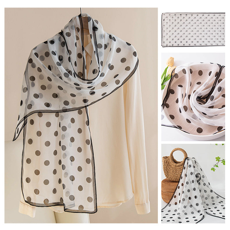Foulard en soie imprimé pour femme en soie de mûrier