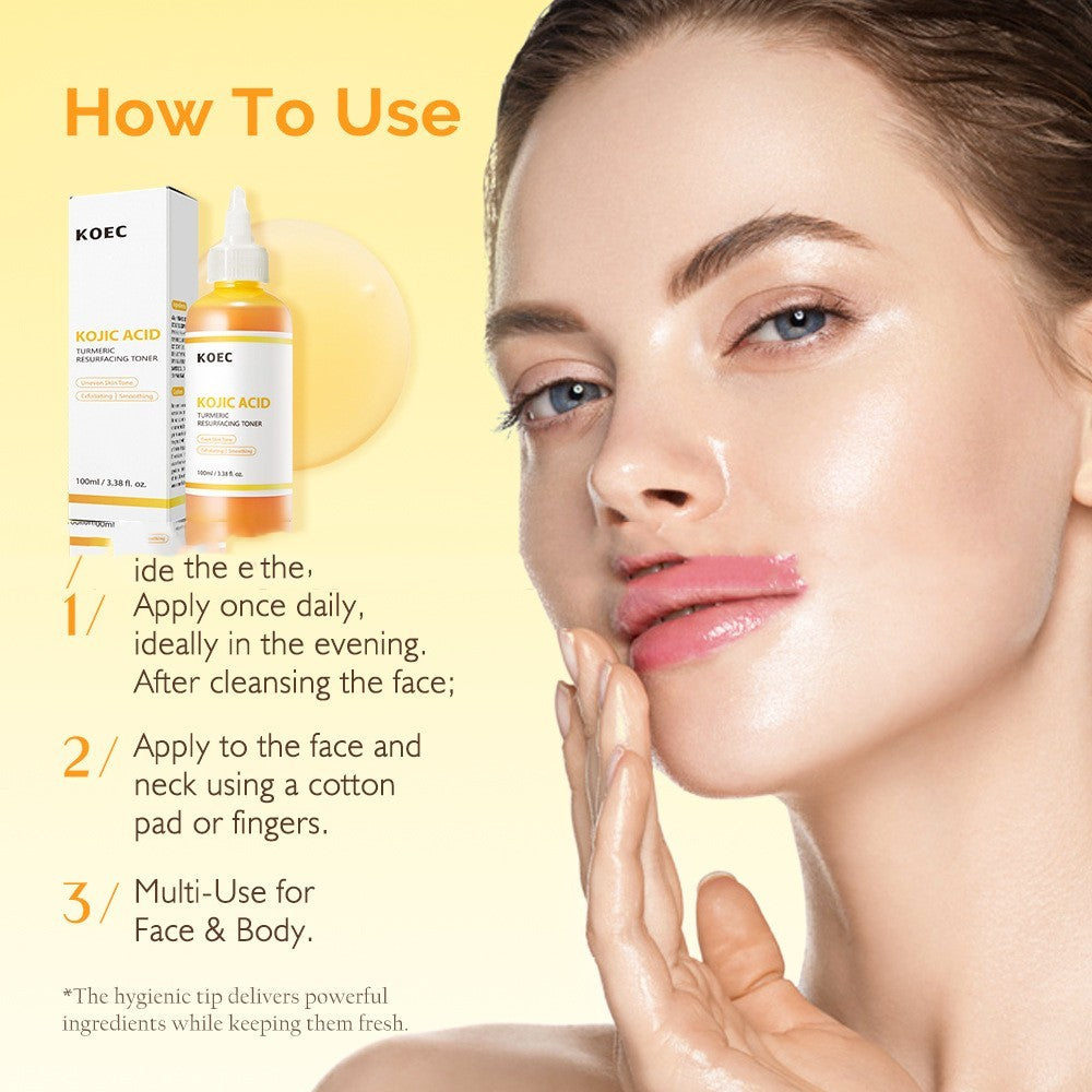 Lotion hydratante pour le visage au gingembre et à l'acide kojique