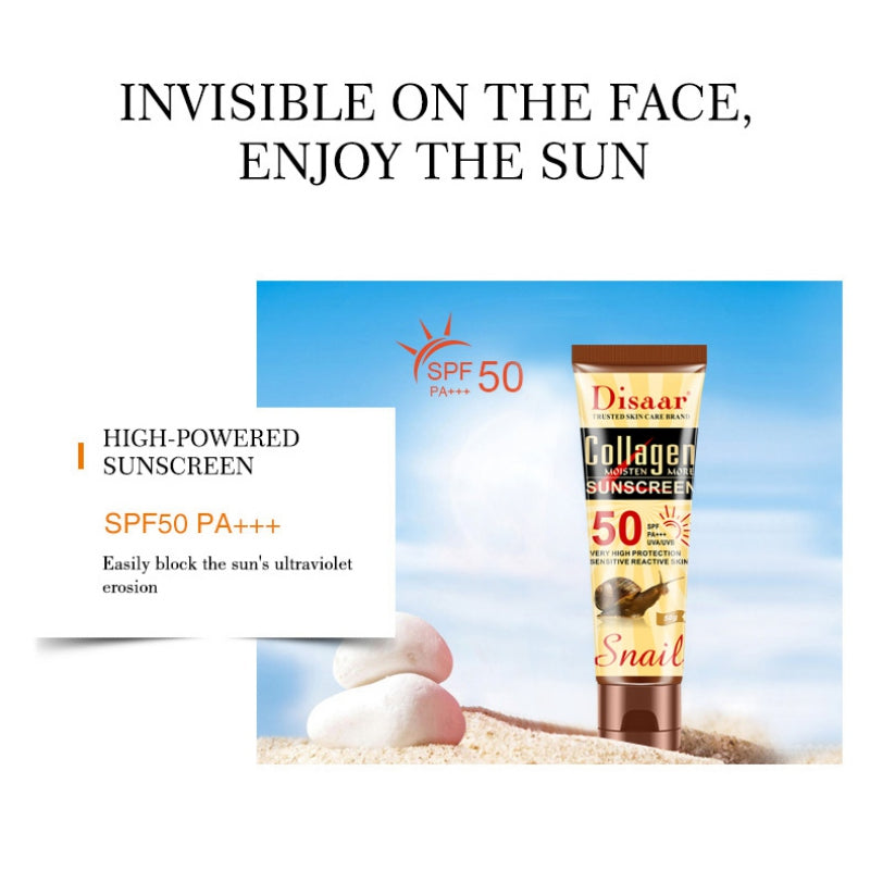 Crème solaire rafraîchissante d'été 50+ anti-UV