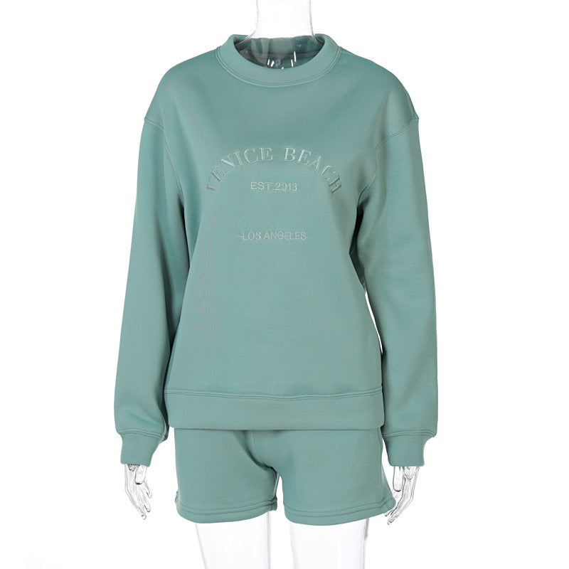 Pull et Short décontractée femme