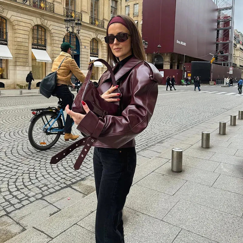 Veste en cuir, tendance