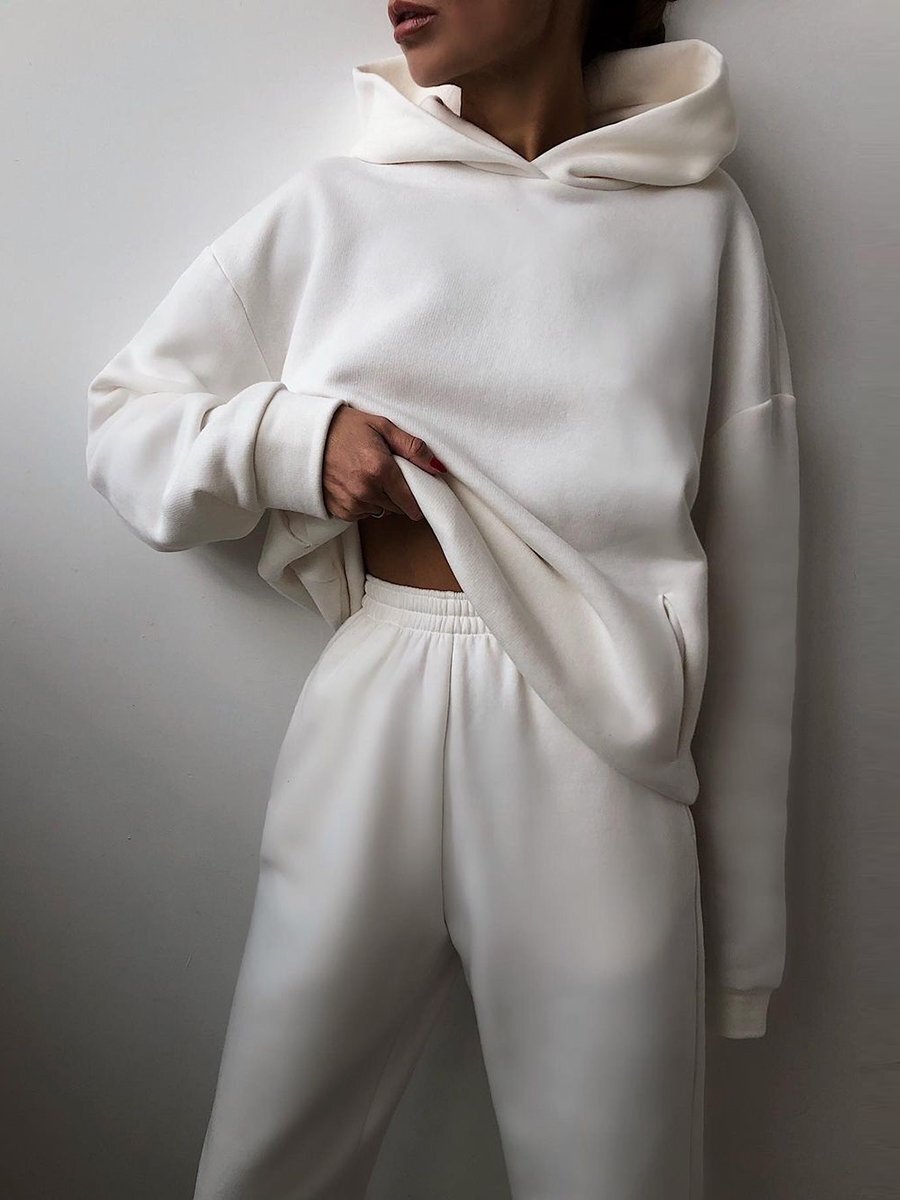 Ensemble deux pièces à capuche