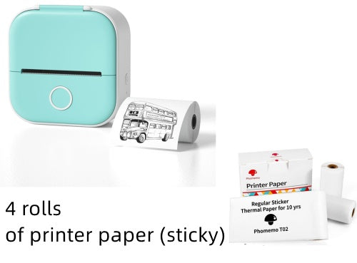 Mini-imprimante d'étiquettes thermique portable