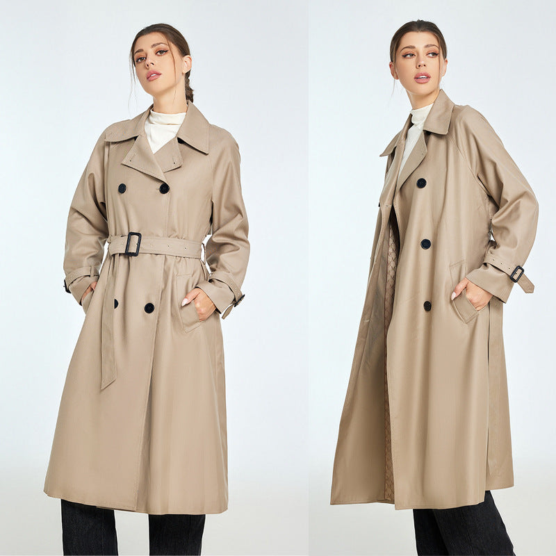 Trench long classique automne et hiver
