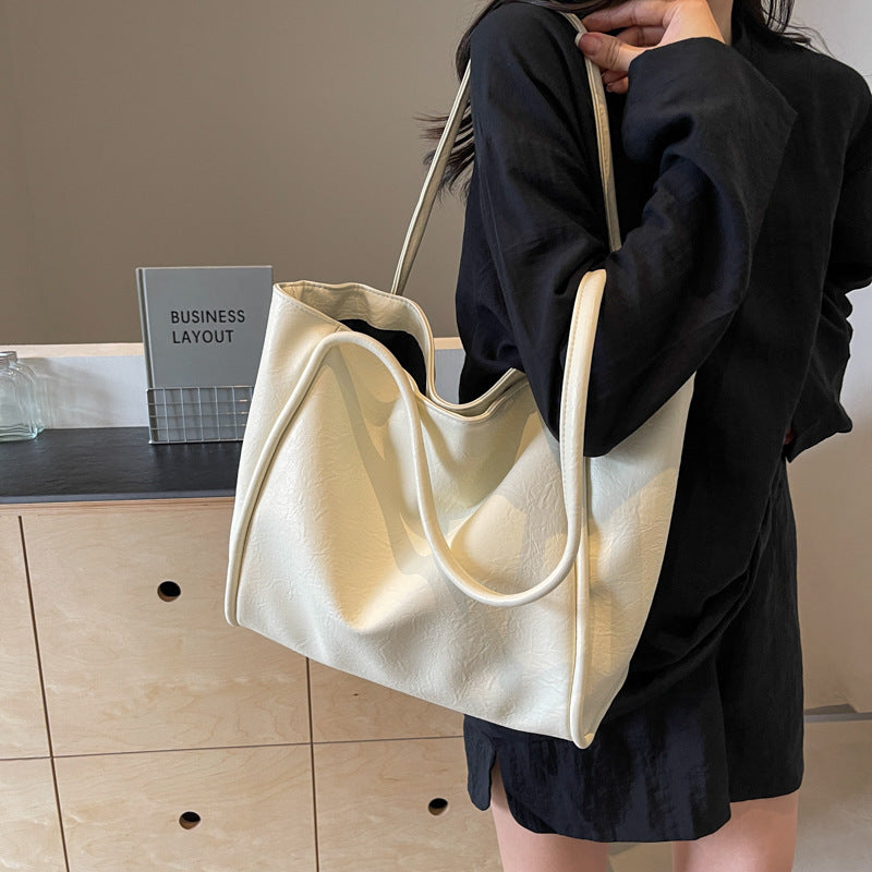 Sac à bandoulière en cuir souple